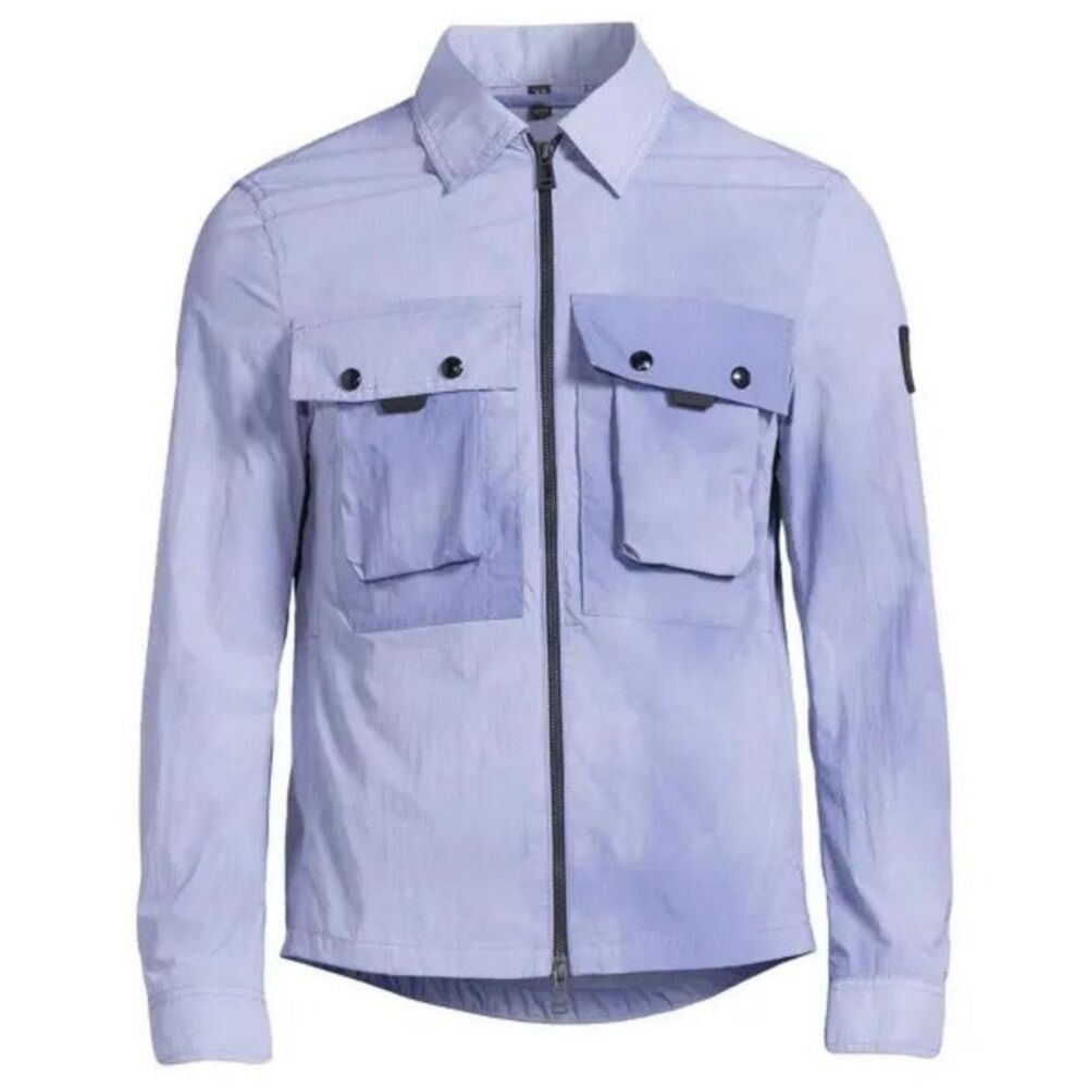 Belstaff Mens Tactical Overshirt / Purple